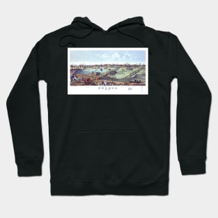 TOLEDO OHIO city old map Hoodie